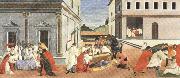 Sandro Botticelli Three miracles of St Zanobius reviving the dead (mk36) oil painting artist